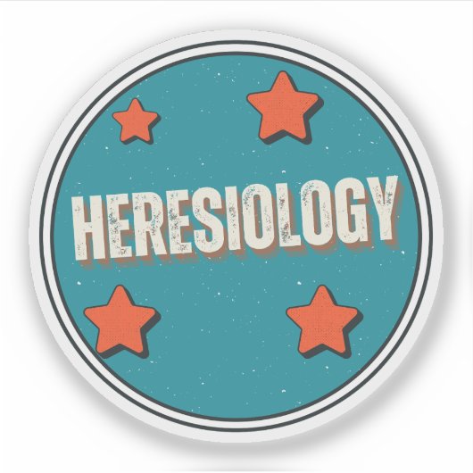 Heresiologie Sticker (Voorkant)