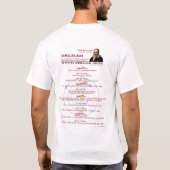 Heretical Lecture Tour Galileo (Mannen Light) T-shirt (Achterkant)