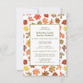 Herfnajaar reünie Jamboree BBQ Kaart (Voorkant)