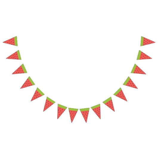 Herfrissende zomerwatermeloen. vlaggetjes (Alle)