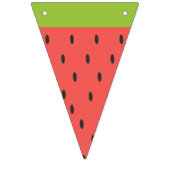 Herfrissende zomerwatermeloen. vlaggetjes (Tweede vlag)