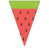 Herfrissende zomerwatermeloen. vlaggetjes (Eerste vlag)