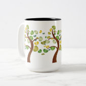 Herfshartenboom Tweekleurige Koffiemok (Voorkant links)