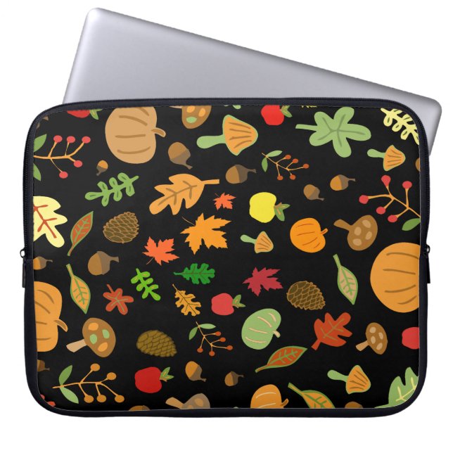 Herfsontwerp Laptop Sleeve (Voorkant)