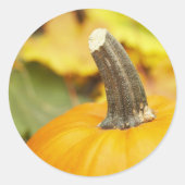 Herfsontwerp Ronde Sticker (Voorkant)