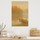 Herfst 10, september Stilte, seizoensgebonden prin Poster (Keuken)