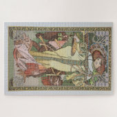 Herfst 1900: een art nouveau van Mucha Legpuzzel (Horizontaal)