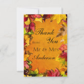 Herfst 1 bedankkaart (Voorkant)