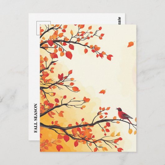 HERFST #1 BRIEFKAART (Voorkant / Achterkant)