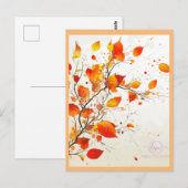 HERFST #1 BRIEFKAART (Voorkant / Achterkant)