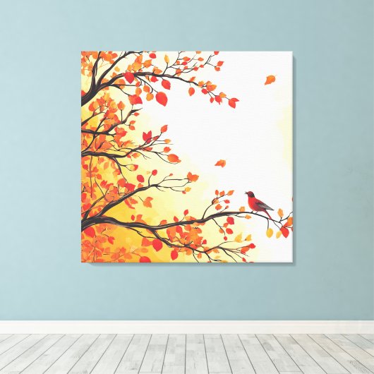 HERFST #1 CANVAS AFDRUK (Insitu (Houten vloer))