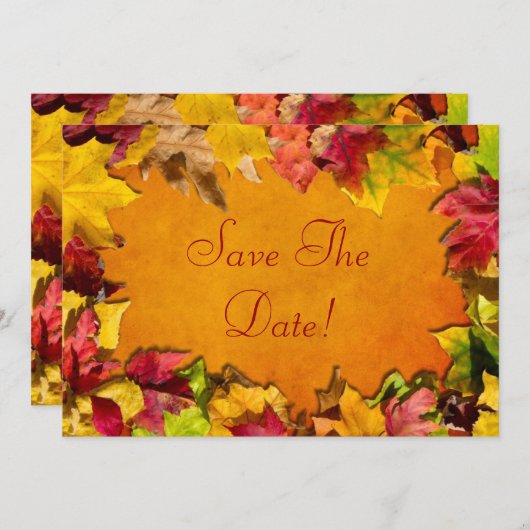 Herfst 1 kaart (Voorkant / Achterkant)