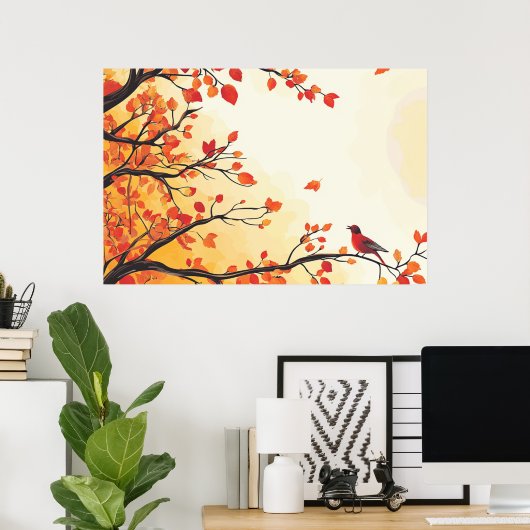 HERFST #1 POSTER (Thuiskantoor)