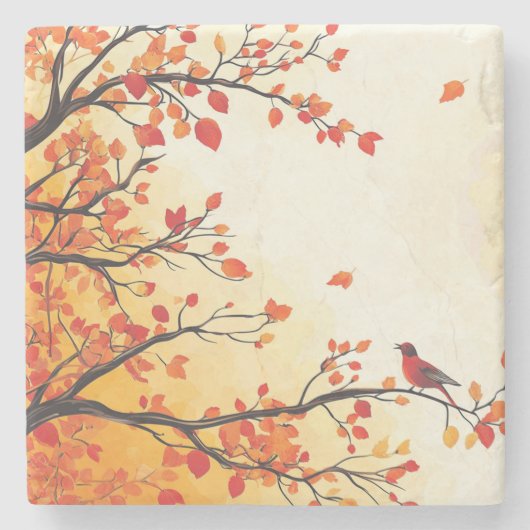 HERFST #1 STENEN ONDERZETTER (Voorkant)