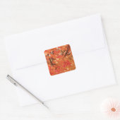 Herfst 1 vierkante sticker (Envelop)