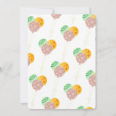 Herfst 1e Verjaardags Pompoen Blauwe Vrachtwagen Kaart (Achterkant)