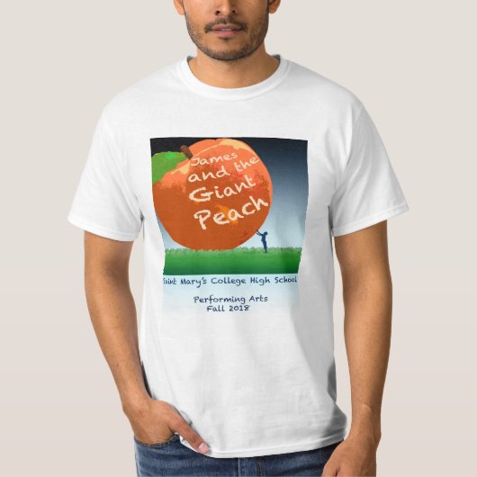 Herfst 2018 James en de Giant Peach T-shirt (Voorkant)