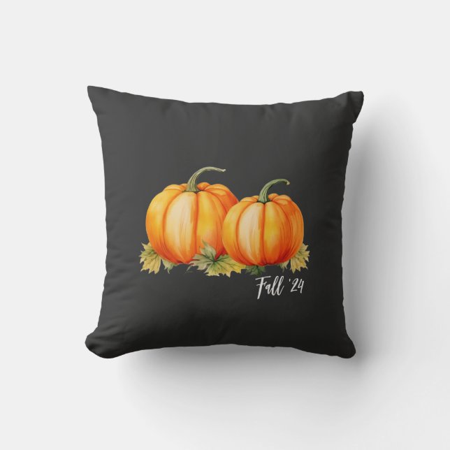 Herfst '24 Pompoenen Kussen (Voorkant)