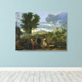 herfst. 2 canvas afdruk (Insitu (Houten vloer))