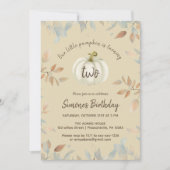 Herfst 2e verjaardag kaart (Voorkant)