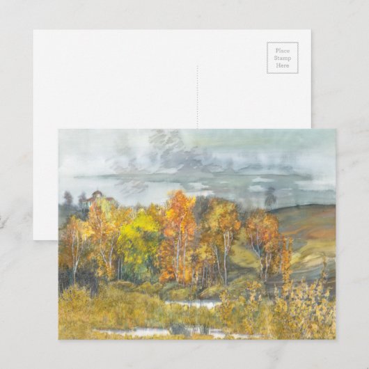 herfst 300 briefkaart (Voorkant / Achterkant)