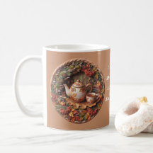 Herfst 3D Polymer Klei Koffiemok
