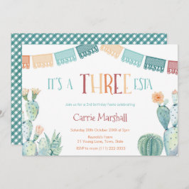 Herfst 3e verjaardag van het meisje met de ESTA-we Kaart