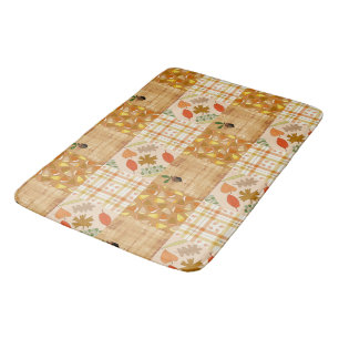 Herfst 4 hoeken 1 Ontwerp Badmat