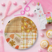 Herfst 4 hoeken 1 Ontwerpdiner Bord (Feest)