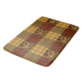 Herfst 4 hoeken 2 Ontwerp, Warm Tones Badmat (Gekanteld)