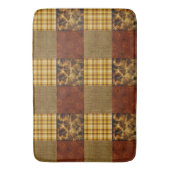 Herfst 4 hoeken 2 Ontwerp, Warm Tones Badmat (Voorkant Verticaal)