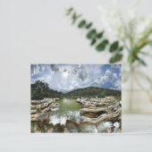 Herfst 5 - Barton Creek in Austin Texas Briefkaart (Staand voorkant)