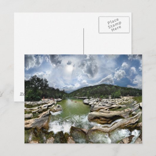 Herfst 5 - Barton Creek in Austin Texas Briefkaart (Voorkant / Achterkant)