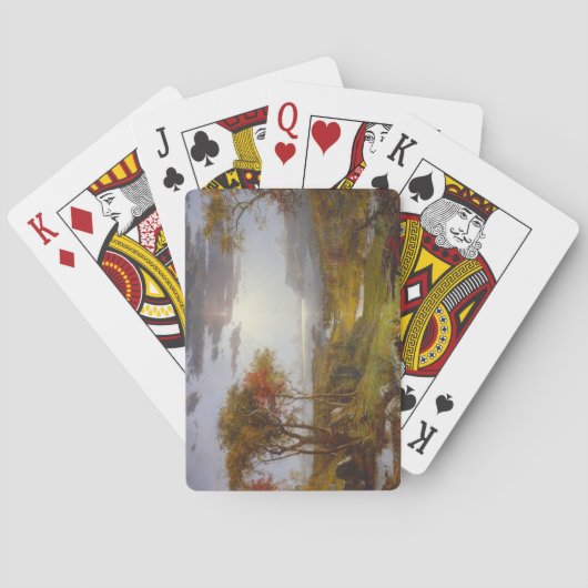 Herfst aan de Hudsonrivier (staat New York) Pokerkaarten (Achterkant)