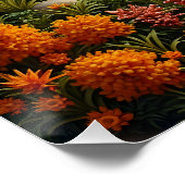 Herfst aan de rivier perfect poster (Hoek)