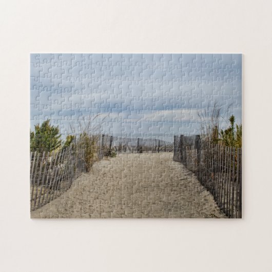 Herfst aan de Strandpuzzel Legpuzzel (Horizontaal)