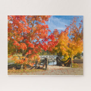 Herfst aan het meer in Noord-Idaho 500-delige puzz Legpuzzel