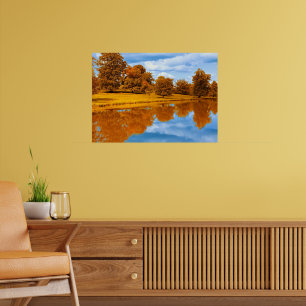 Herfst aan het Meer Poster