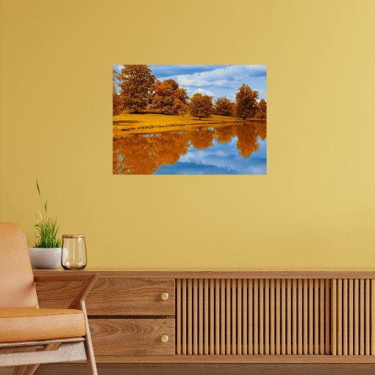 Herfst aan het Meer Poster (Woonkamer 2)