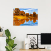 Herfst aan het Meer Poster (Thuiskantoor)