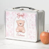 herfst | Aangepaste Roze Teddybeer Nursery Design (In situ)