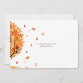 Herfst - Aankondiging van een herfst - Buurbruilof (Achterkant)