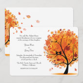 Herfst - Aankondiging van een herfst - Buurbruilof (Voorkant / Achterkant)