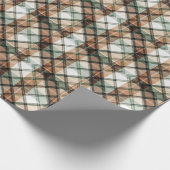 Herfst Aarde Plaid Cadeaupapier (Hoek)