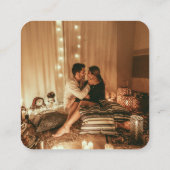 Herfst Aarde ton Terracotta Bruiloft Behuizing Kaa Informatiekaartje (Achterkant)