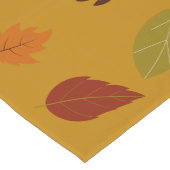 Herfst Aarde-Tone Kleuren Vallen Bladeren Patroon Korte Tafelloper (Hoek)