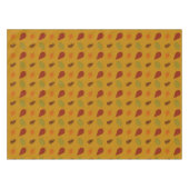 Herfst Aarde-Tone Kleuren Vallen Bladeren Patroon Tafelkleed (Voorkant (Horizontaal))