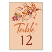 Herfst Aarde Toon Terracotta Bruiloft Kaart (Voorkant)