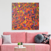 Herfst Abstract Acryl Moderne Kunst Canvas Print (Insitu (Woonkamer))