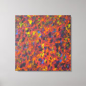 Herfst Abstract Acryl Moderne Kunst Canvas Print (Voorkant)